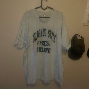 Super sweet vintage colorado state university skiing shirt
